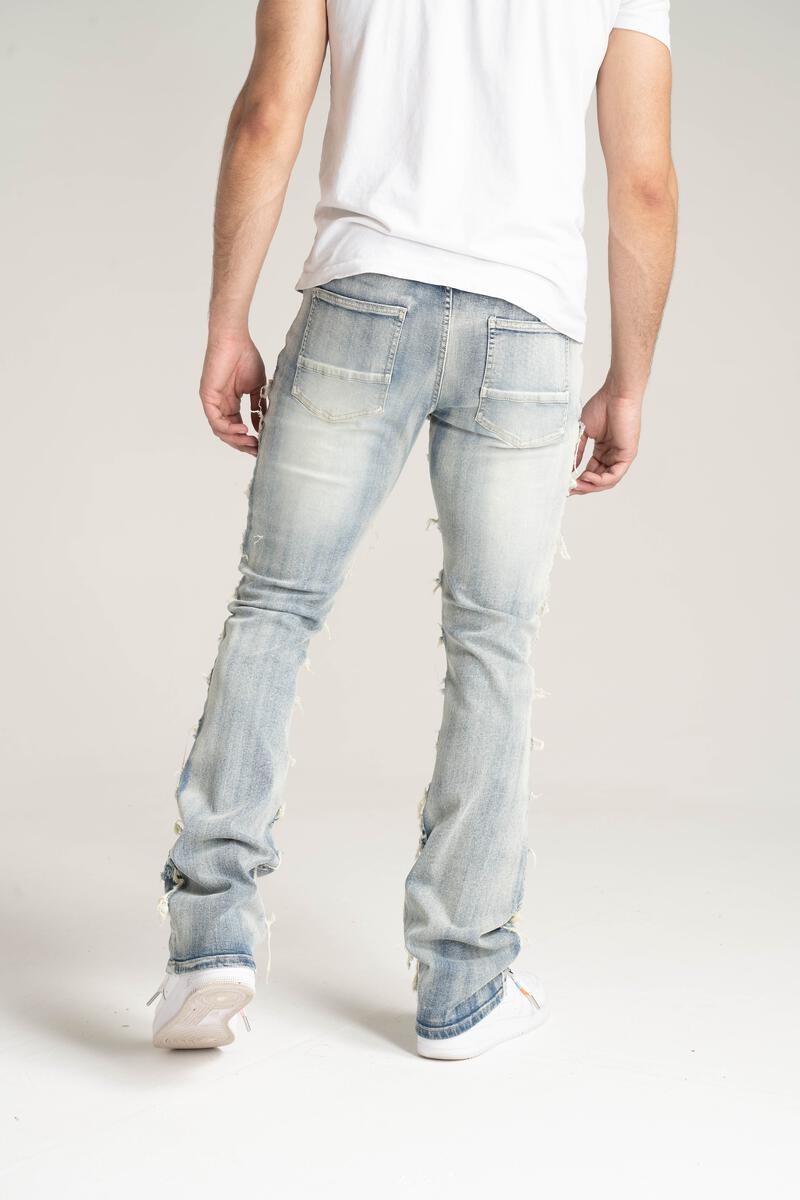 Skinny Stretch Stacked Tinted Jeans