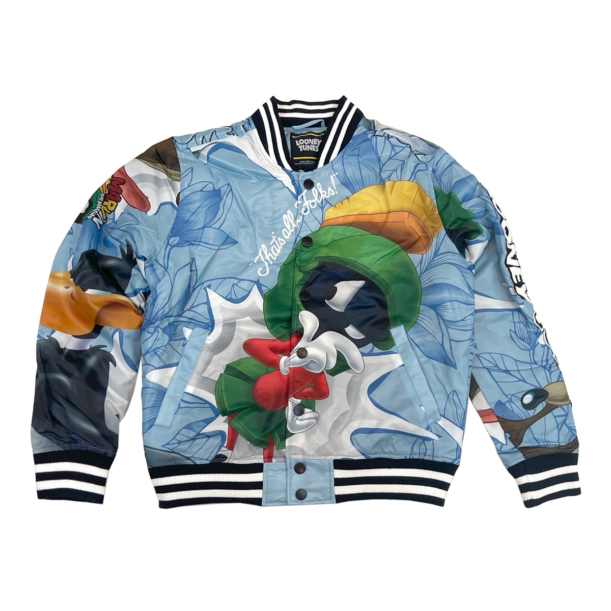 Looney Tunes Bugs Bunny Chenille Patch Puffer Jacket
