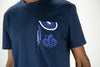 Rebel Minds Paisley Tee (Navy)