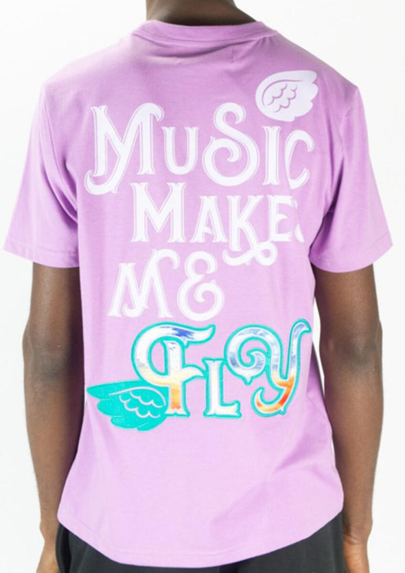 Rebel Minds Music Fly Tee (Lavender)