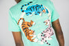 Rebel Minds Multi Tiger Tee (Mint)