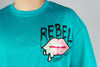 Rebel Minds Perforate Mesh Major Drip Jersey (Turquoise)