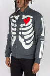 Rebel Minds Skeleton Melton Jacket