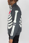 Rebel Minds Skeleton Melton Jacket