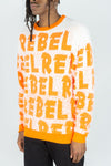 Rebel Minds Crewneck Sweater (Orange)