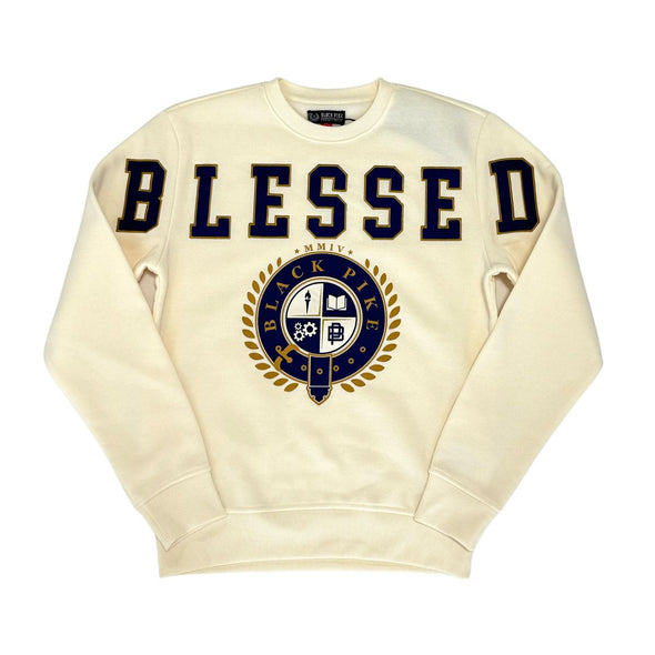 Black Pike Blessed Crewneck (Natural)