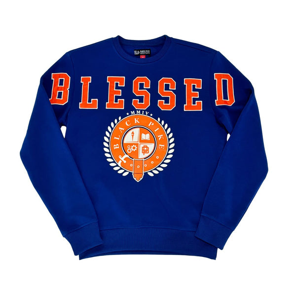 Black Pike Blessed Crewneck (Navy)