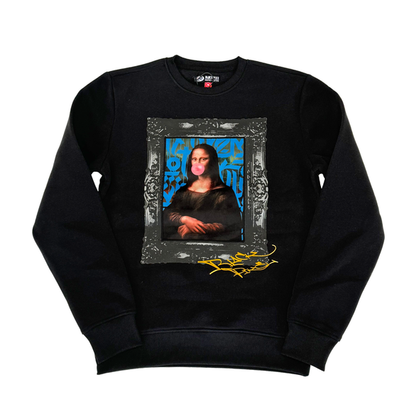 Black Pike Mona Lisa Crewneck (Black)