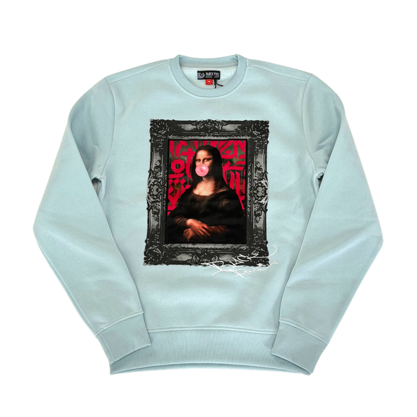 Black Pike Mona Lisa Crewneck (Light Blue)