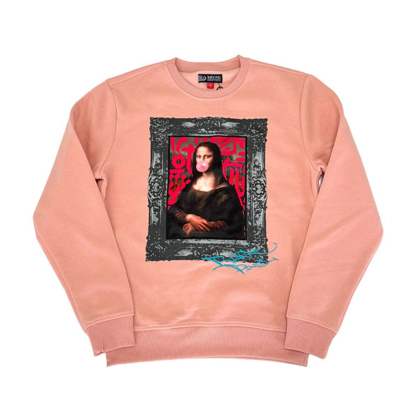 Black Pike Mona Lisa Crewneck (Pink)