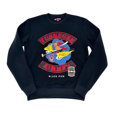 Black Pike Tuskegee Crewneck (Black)