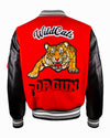 TOP GUN® "WILDCATS" VARSITY JACKET (Red)