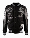 TOP GUN® NEW "FLYING LEGEND" VARSITY JACKET (Black)