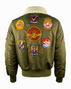 TOP GUN® "ATLANTIC FLEET" NYLON JACKET (Olive)