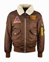 TOP GUN® "ATLANTIC FLEET" NYLON JACKET (Brown)