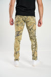 Spark Stretch Camo Jean (Grey)