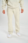 Taker Essential Premium Fleece Stacked Pants (Cream)