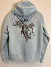 Highly Undrtd Visionary Angel Puff Print Hoodie (Cloud Blue)