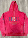 Highly Undrtd Heavy R The Crowns Acid Wash Hoodie (Red)