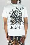 Rebel Minds Samurai Tapestry Tee (White)