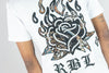 Rebel Minds Samurai Tapestry Tee (White)