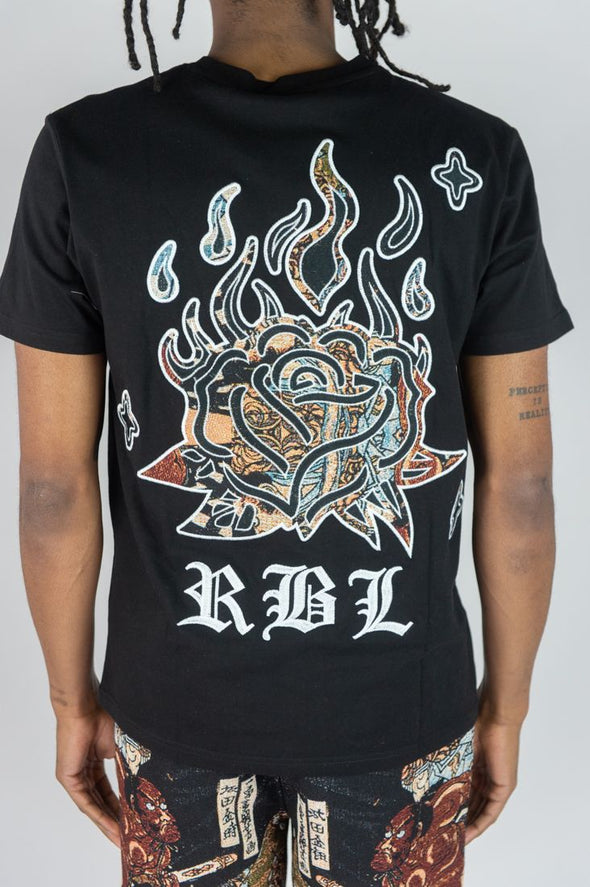 Rebel Minds Samurai Tapestry Tee (Black)