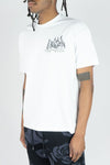 Rebel Minds Hustle Rose Oversized Tee (White)