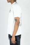 Rebel Minds Hustle Rose Oversized Tee (White)