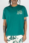 Rebel Minds Hustle Rose Oversized Tee (Hunter Green)