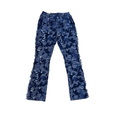 Taker Tapestry Stacked Pant (Navy)
