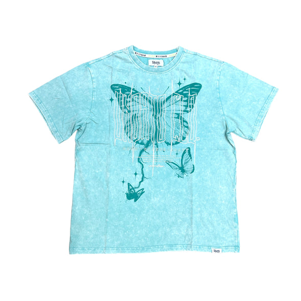 Highly Undrtd Butterfly Washed Tee (Washabi)