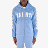 Copper Rivet Saints Mohair Hoodie (Light Blue)