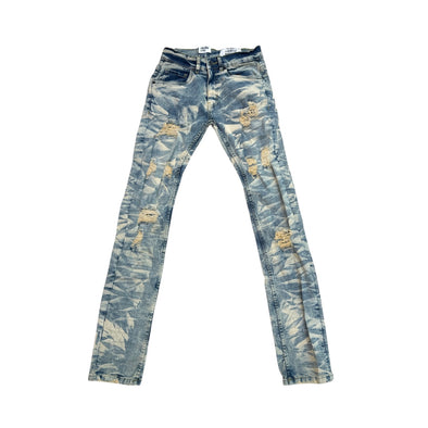 Evolution Ripped Slim Fit Jean (Ice Blue)