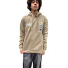 Highly Undrtd Rise Again Puff Print Hoodie (Tan)