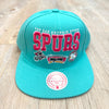 Mitchell & Ness NBA Champ Stack San Antonio Spurs Snapback Hat