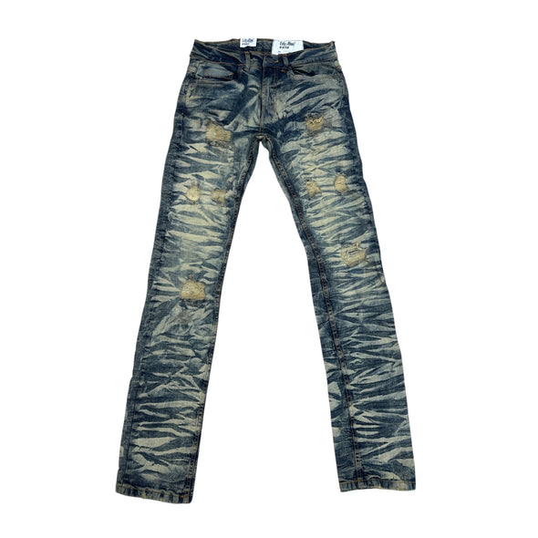 Evolution Ripped Slim Fit Jean (Medium Tint Blue)