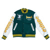 Copper Rivet Heavenly Varsity Jacket (Hunter Green)