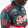 Copper Rivet Racing Nylon Patched Jacket (Hunter Green)