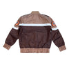 Copper Rivet Racing Nylon Patched Jacket (Brown)