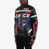 Copper Rivet Racing PU Leather Light Padding Jacket (Black)