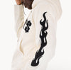 Copper Rivet Saints Mohair Hoodie (Cream)