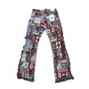 KDNK Slim Flare Tapestry Pant