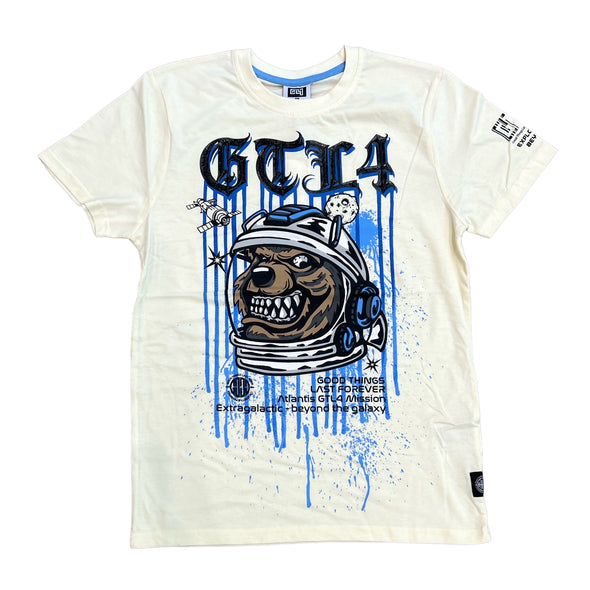 GLT4 Gel Print Astronut Tee (Cream)