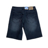 Royal Blue Jean Short (Black)