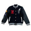 Highly Undrtd New Biggining Varsity Wool Jacket (Black)