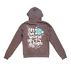 Highly Undrtd Lift The World Puff Print Hoodie (Fog)