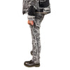 Taker Camo Pattern Patch Stacked Jean (Black)