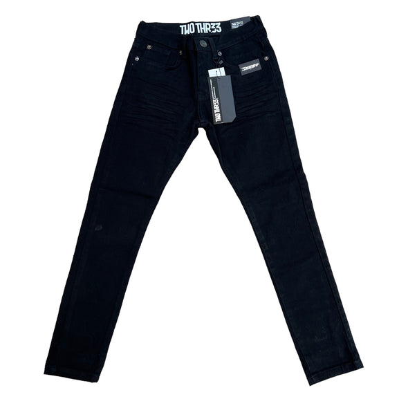 Two Thr33 Boy's Jean (Jet Black)