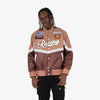 Copper Rivet Racing Nylon Patched Jacket (Brown)