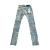 Evolution Ripped Slim Fit Jean (Ice Blue)